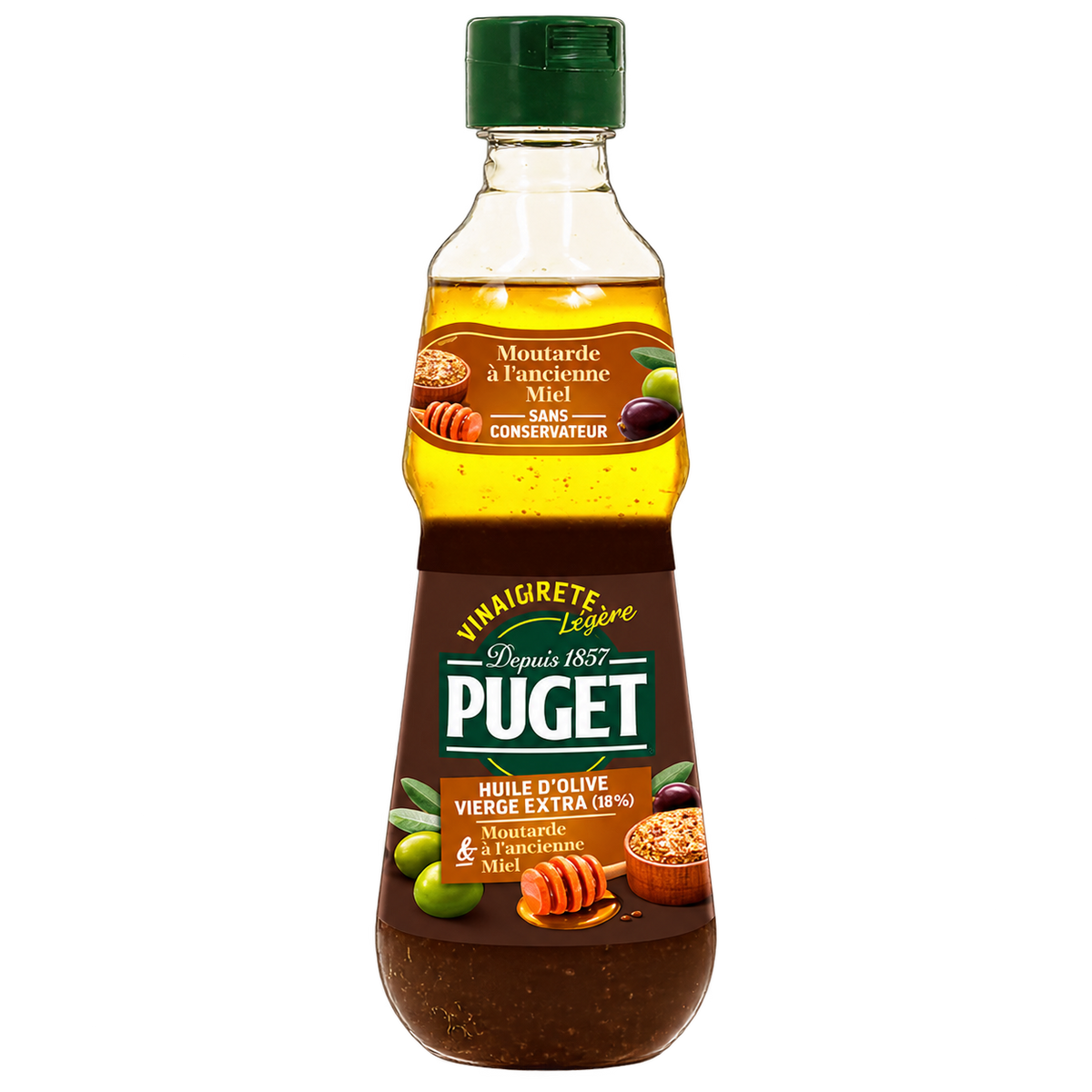 Puget Vinaigrette Légère Moutarde et Miel 330 ml