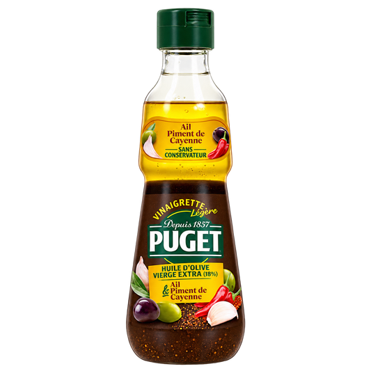 Puget Vinaigrette Légère Ail et Piment de Cayenne 330 ml