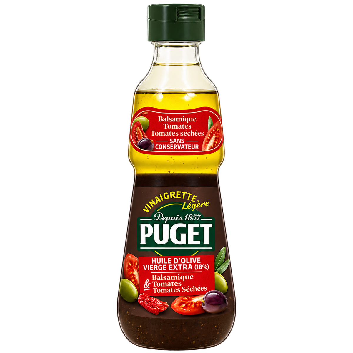 Puget Vinaigrette Légère Balsamique et Tomates Séchées 330 ml