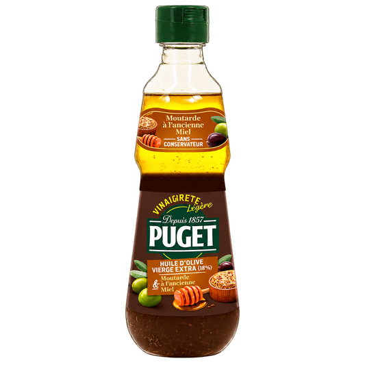 Puget Vinaigrette Légère Moutarde et Miel 330 ml