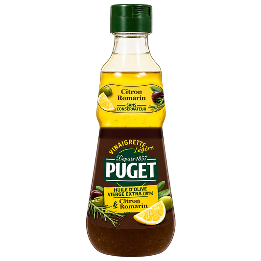 Puget Vinaigrette Légère Citron et Romarin 330 ml